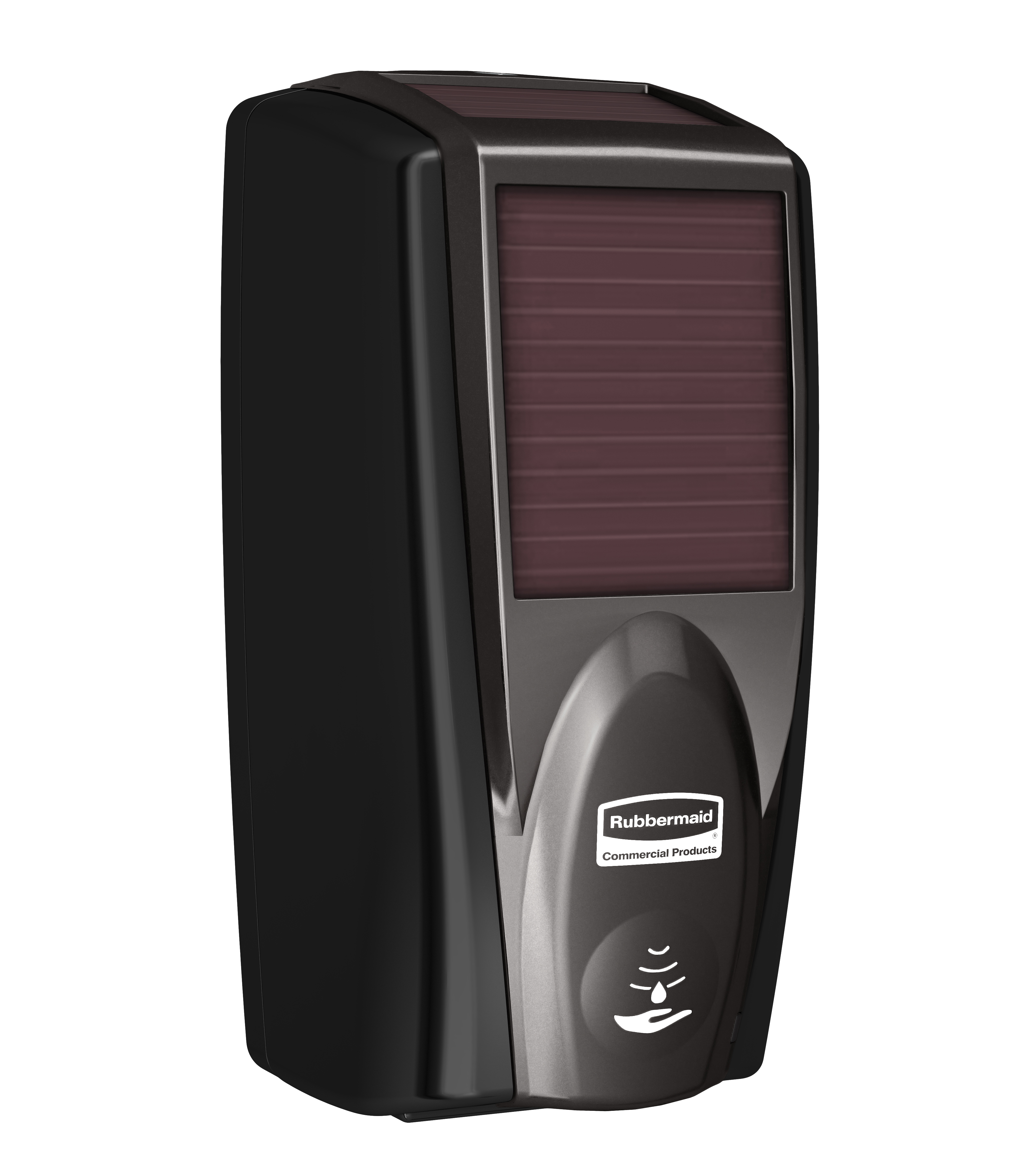 AutoFoam 自动感应式泡沫给皂机（含 LumeCel™ 技术）采用免接触出液设计，可自动定量输出洗手液或免洗消毒液，有助于降低交叉污染风险。LumeCel™ 技术仅需利用室内光即可为设备高效供能，无需购买、储存、更换或处理碱性电池。