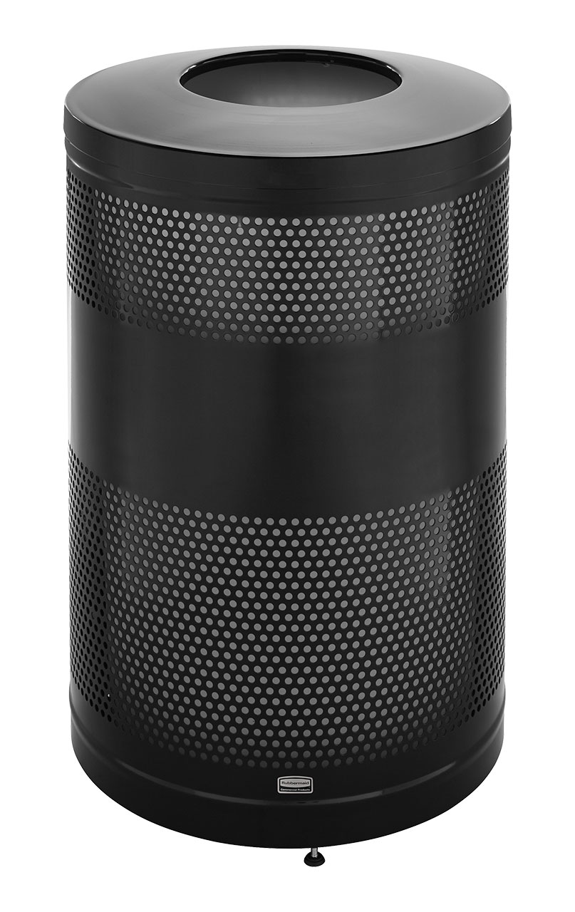 重型 Cla这款Classics经典系列装饰型垃圾桶采用镂空钢质设计，整体造型现代简洁。是室内、室外高使用频率区域的智慧选择。