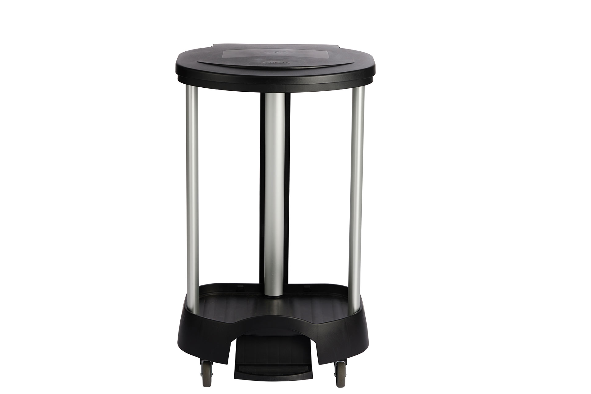 乐柏美商务用品高端布草收集车是大容量、免接触式废料收集的理想选择。